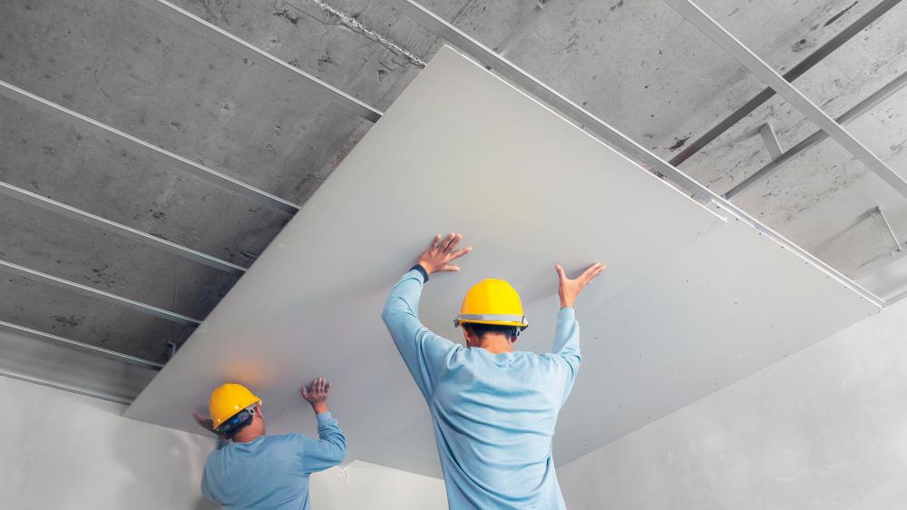 pose faux plafond
